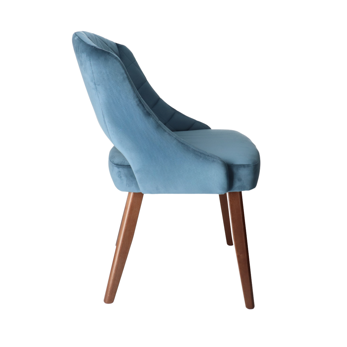 DN AMANDA  Blue classic Upholstered indoor bar stool